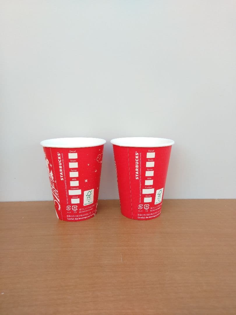STARBUCKS　スターバックス　ホリデーカップ　2016　未使用　未記入　②