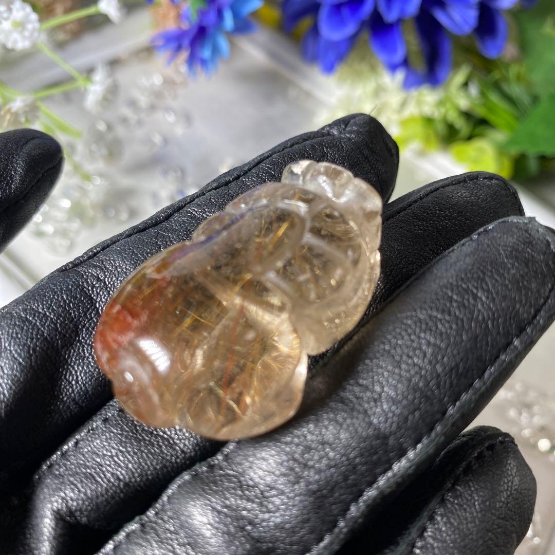 レッドルチルクォーツ 貔貅