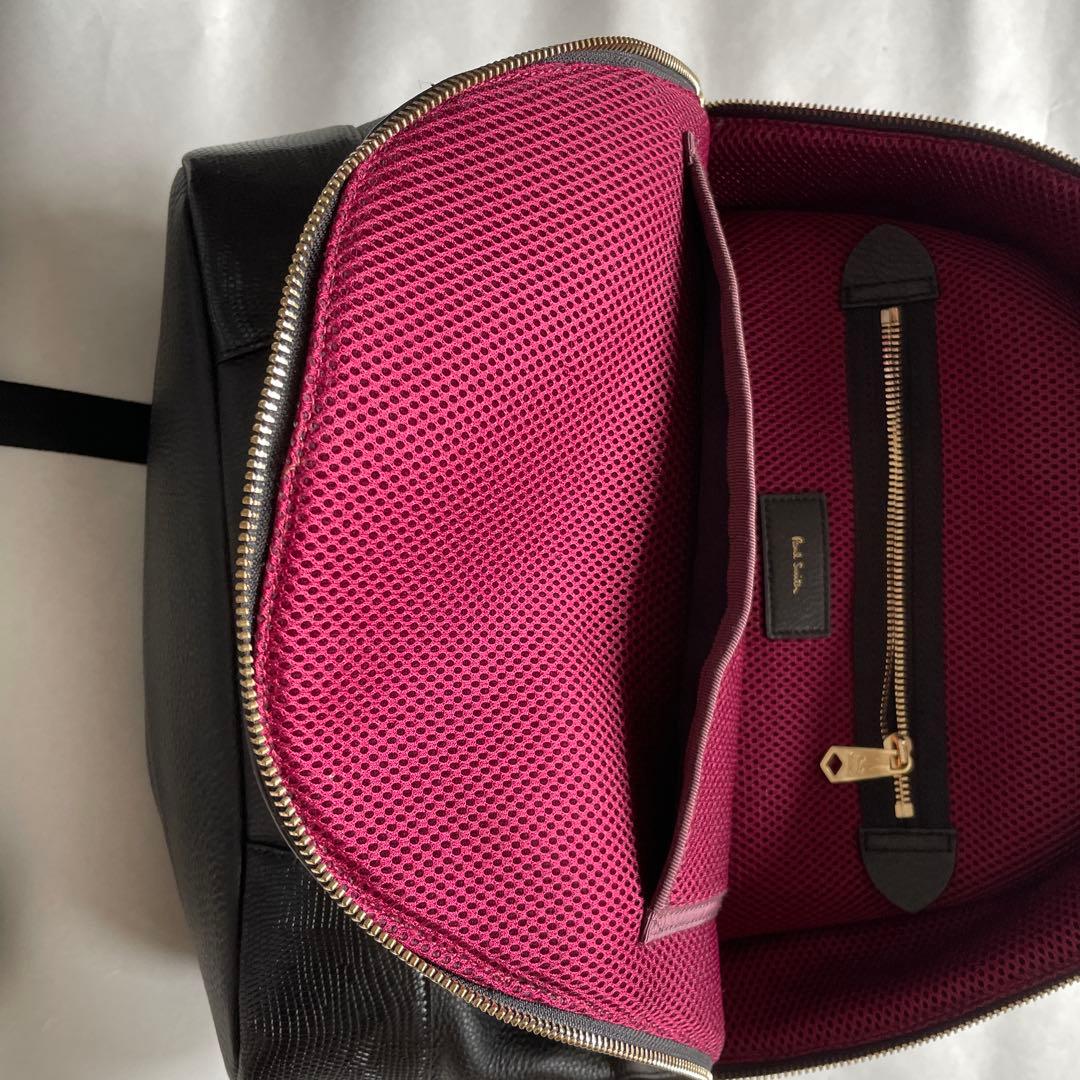 Paul Smithブラックレザーリュック