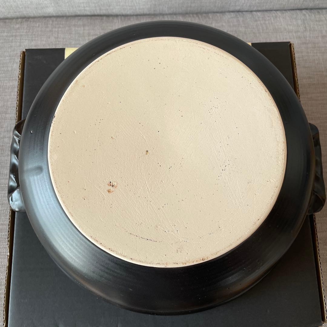 萬古焼IH対応土鍋9号　新品未使用