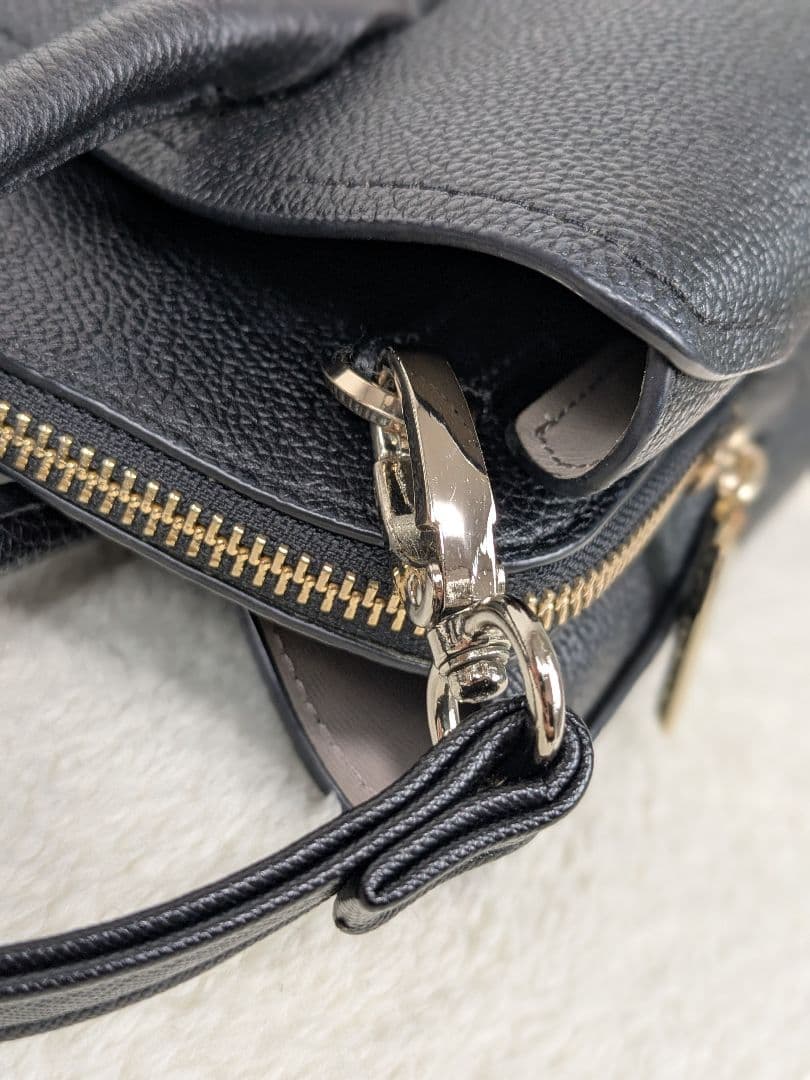 【美品】kate spade ケイトスペード　マルゴー　2way　レザー　黒