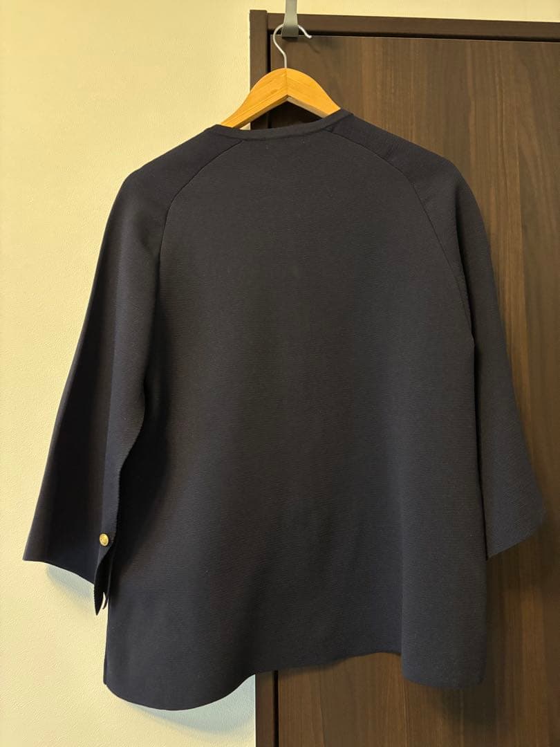 試着のみO wau no オアーノ ケープカーディガン　 SMサイズ