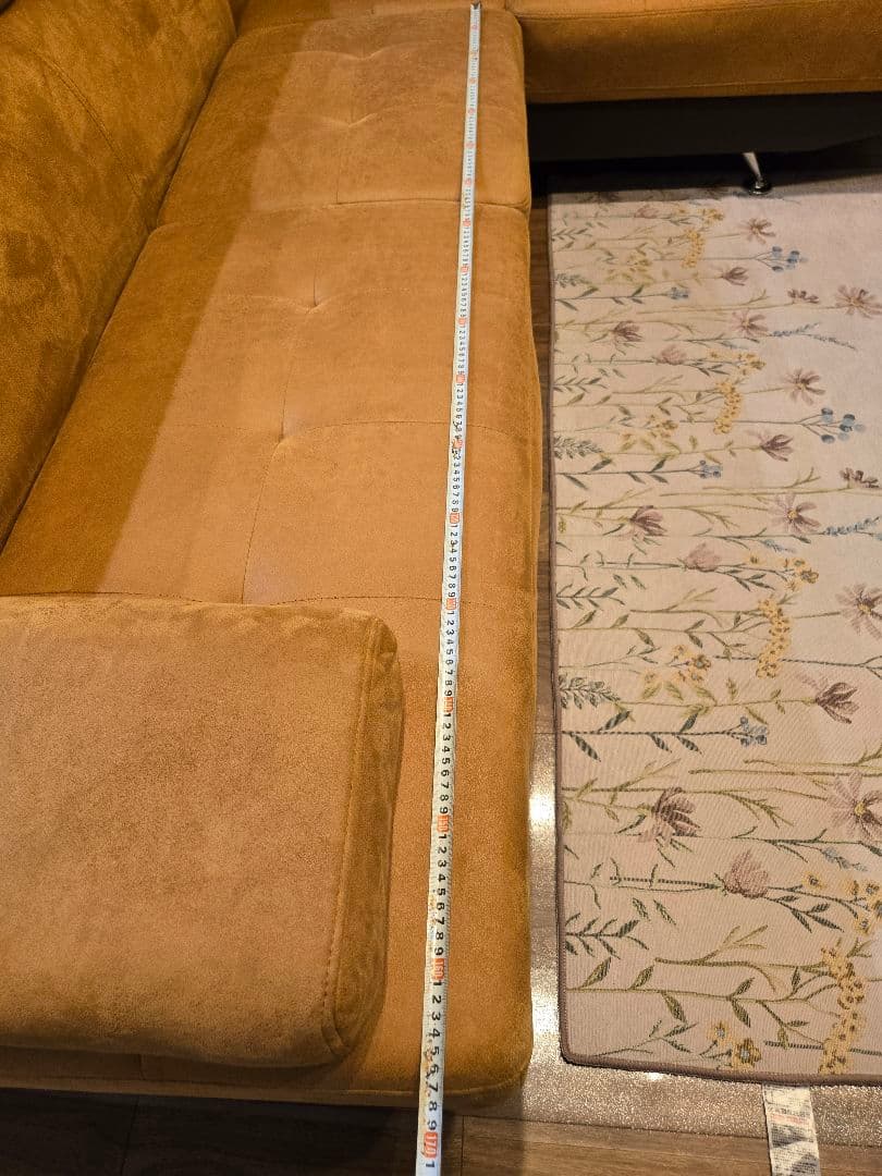 コーナーソファ　カウチソファー　レイアウトフリー　レザーファブリック