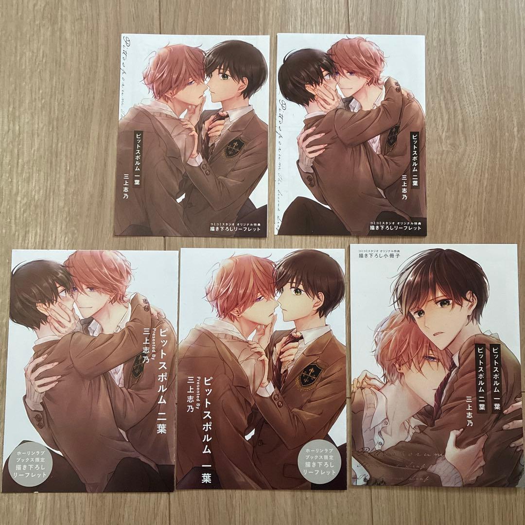 ピットスポルム　特典20点　小冊子　リーフレット　イラストカード　クリアカード