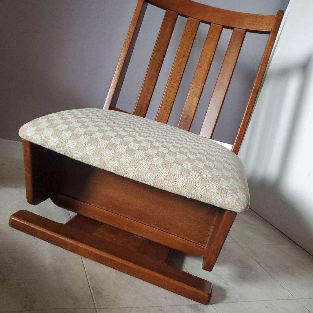 木製 和モダン 回転チェア 椅子 こたつ ダイニングチェア