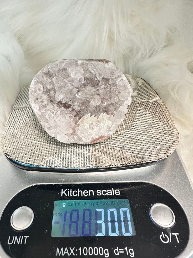 ホワイトアメジスト クラスター 超美品！ 1098