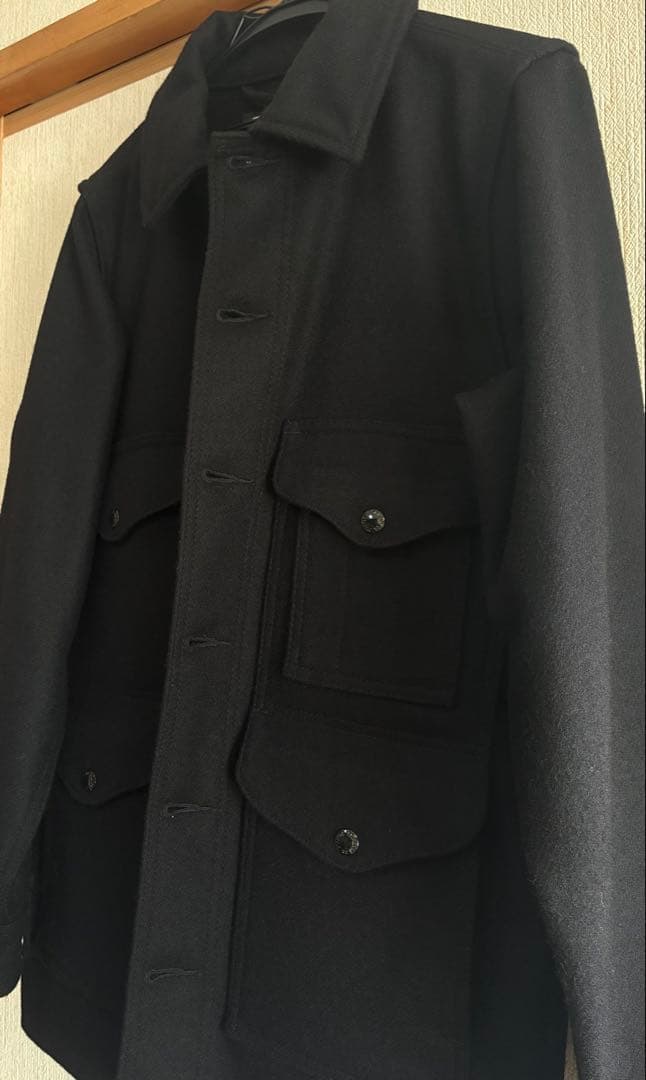 FILSON ブラック ウールコート 新品タグ付き