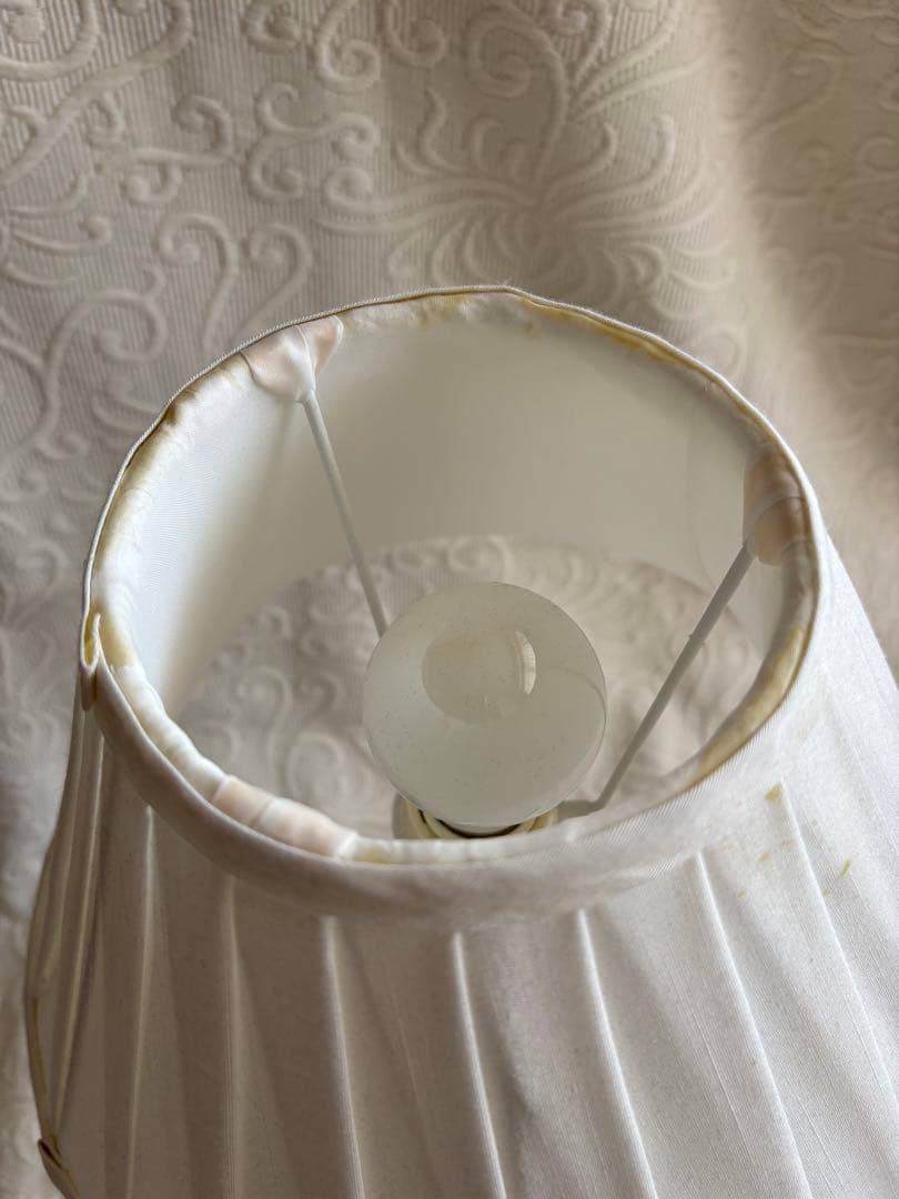 カットクリアガラス　アンティーク　テーブルランプ/スタンドランプ