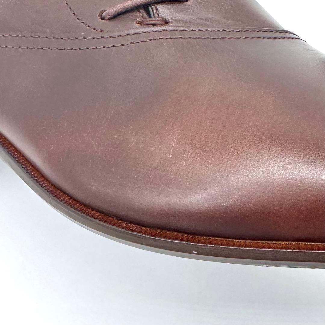 未使用✨キャサリンハムネット ビジネスシューズ サイドレース ブラウン 26cm