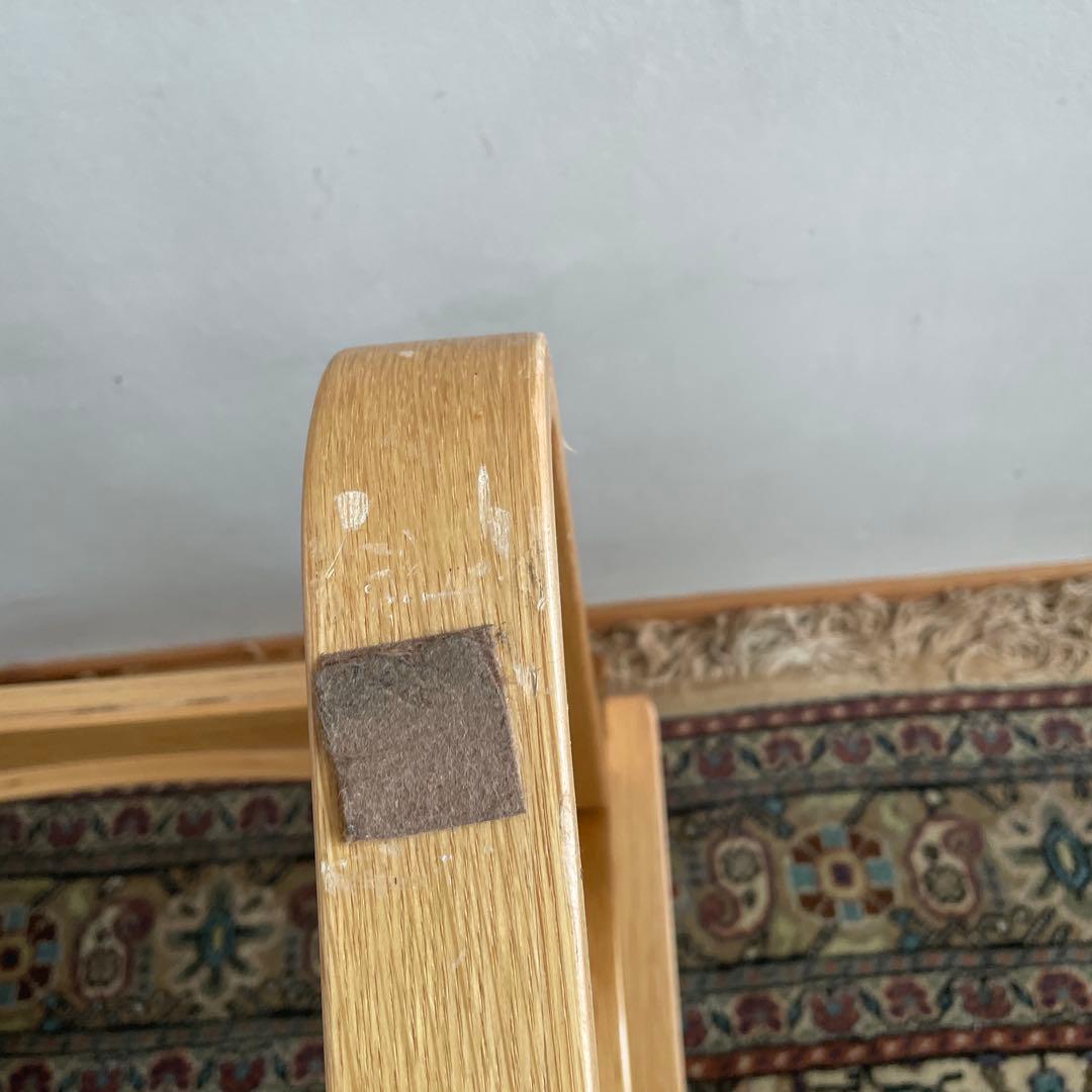 無印良品　リビングでもダイニングでもつかえるソファチェア・オーク材②