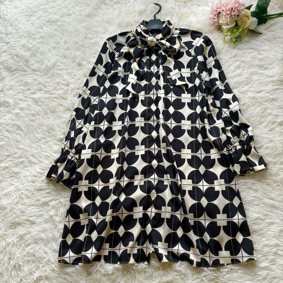 【未使用】ボウタイ　23年　グレースコンチネンタル キカフラワーミニワンピース