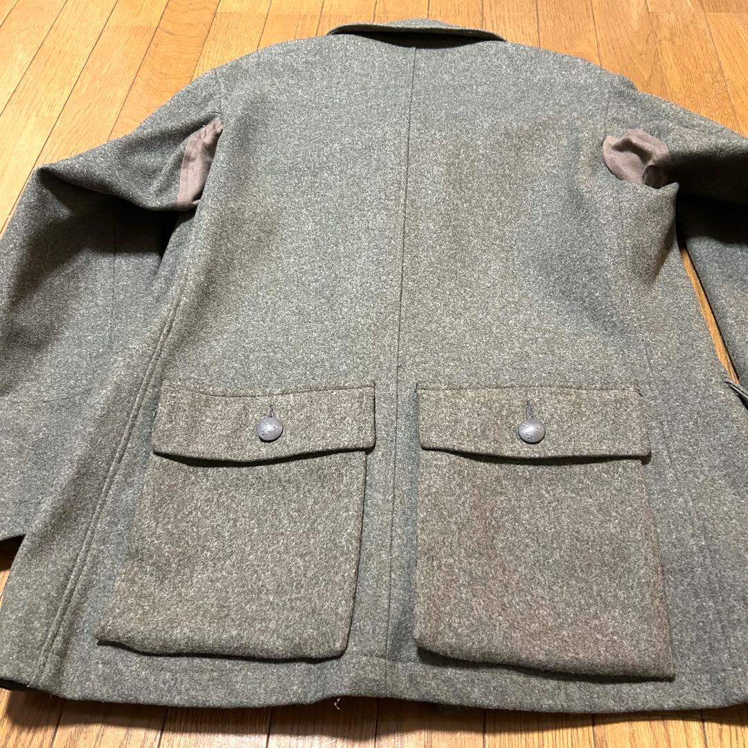 L〜XL相当！40'sスウェーデン軍 古着ウールジャケット スリークラウンボタン