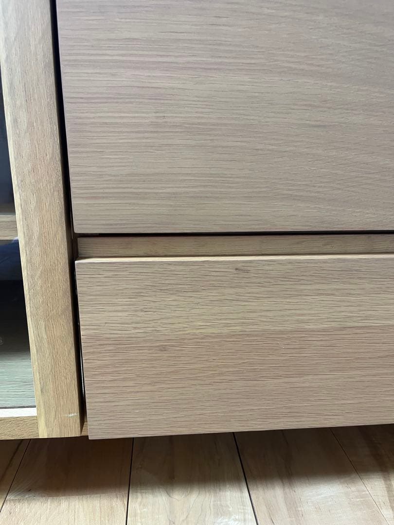 【無印良品】テレビボード オーク材ＡＶラック　幅150㎝