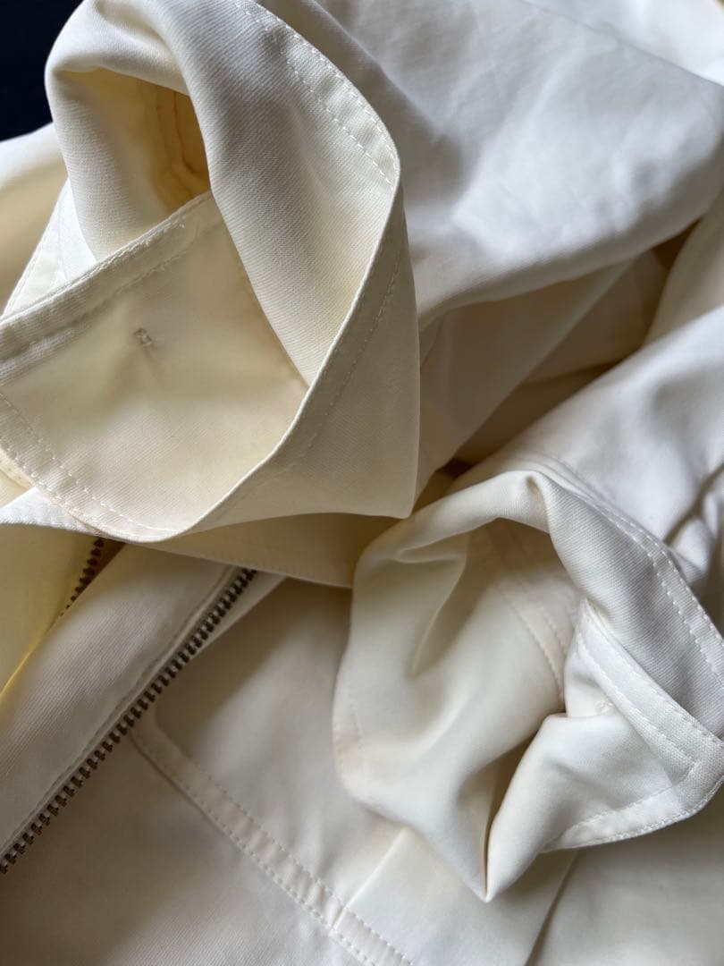 90s CELINE フーデッドコート ホワイト ヴィンテージ