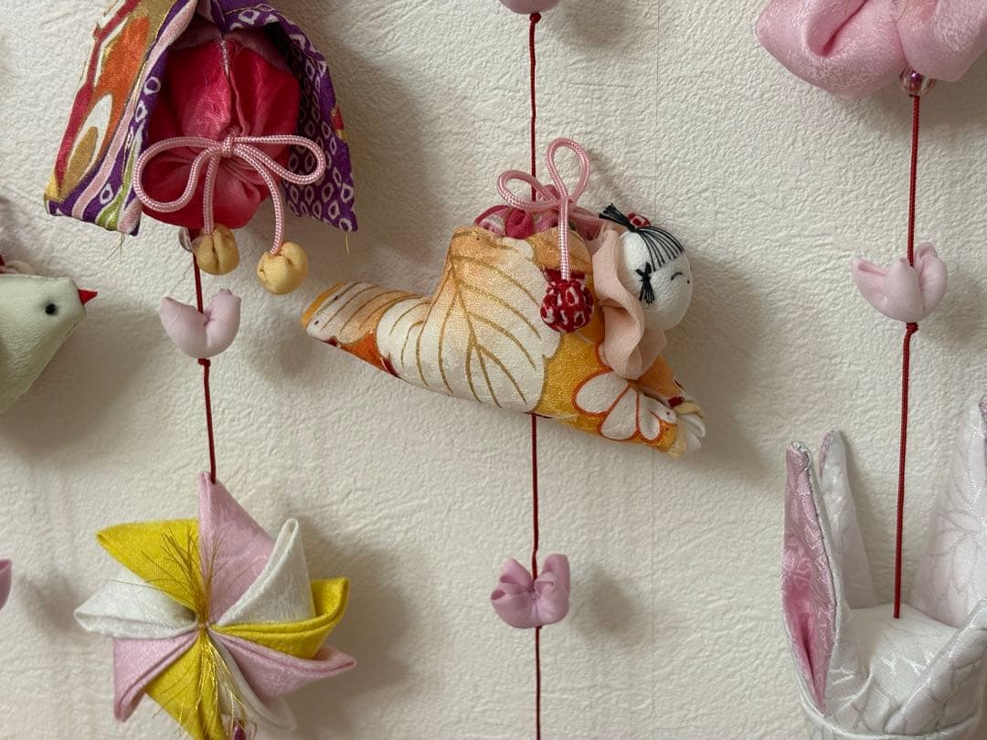 可愛いつるし雛　No.192 壁掛けタイプ・ひな祭り・桃の節句・おひなさま