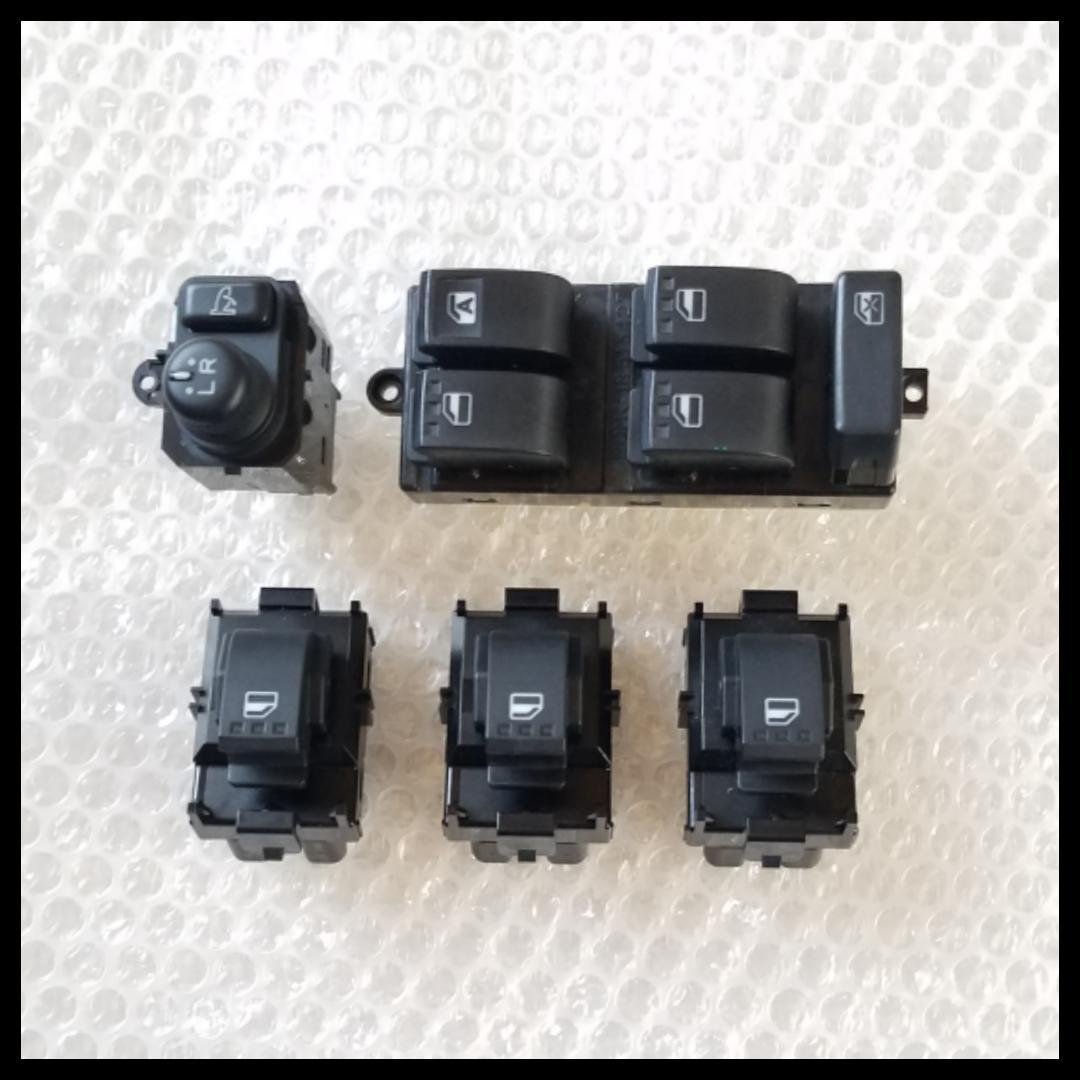 M-902　 タント、コンテ、ムーヴ、 PW スイッチ（ 白 ）1台分 5点