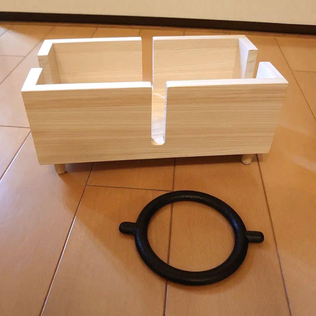 アトリエ鉄の森　ボックス型　ティッシュボックス　ティッシュケース　木製