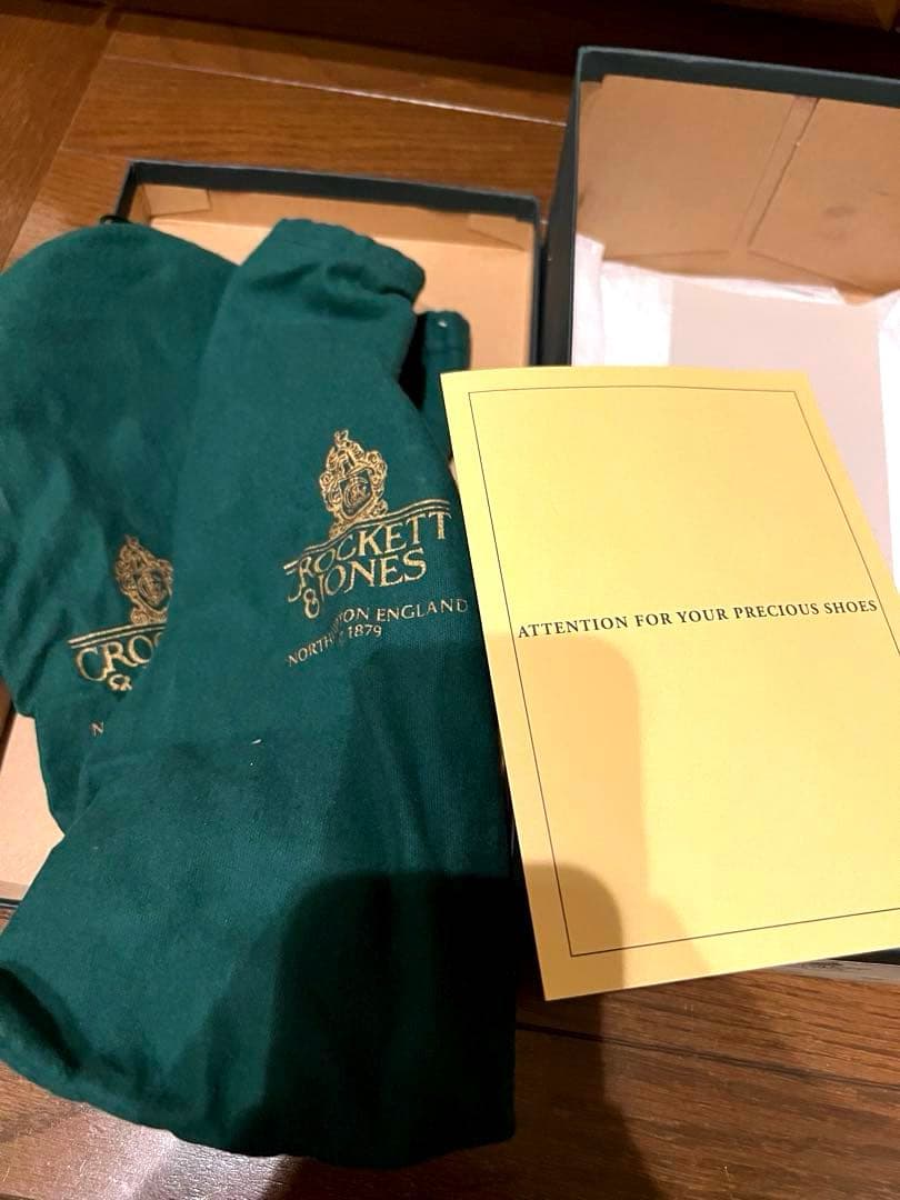 箱袋付！Crockett&Jones hallam ストレートチップ革靴71/2