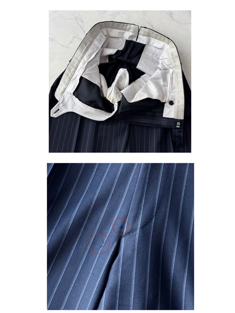 Brioni ブリオーニ セットアップ スーツ ネイビー 紺 XL以上 50万超