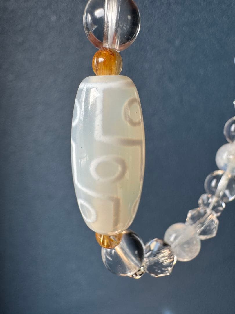 九眼天珠　デザインブレスレット