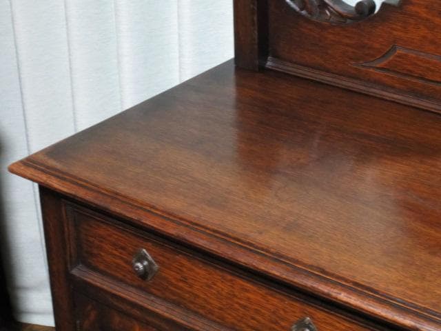 英国 イギリス アンティーク ジャコビアン様式 ブルボーズレッグ サイドボード