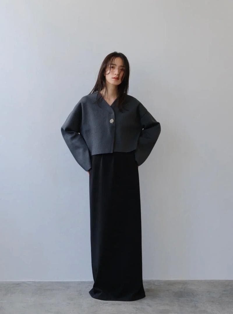 IFMEH イフメ Rónde knit jacket IF25AWKT-05