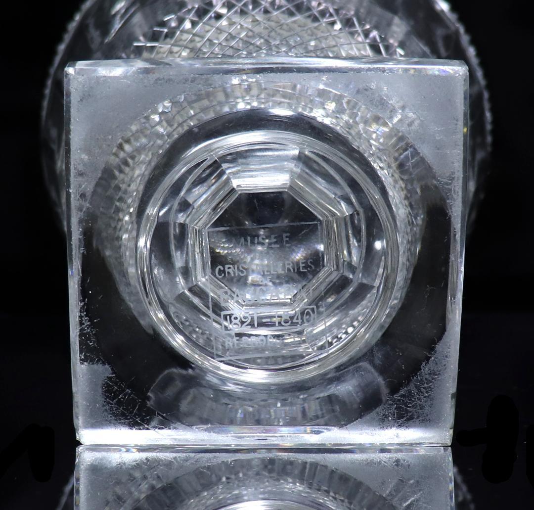 オールド・バカラ パリギャラリーミュージアム限定 1.8kg大型花瓶 ディアマン