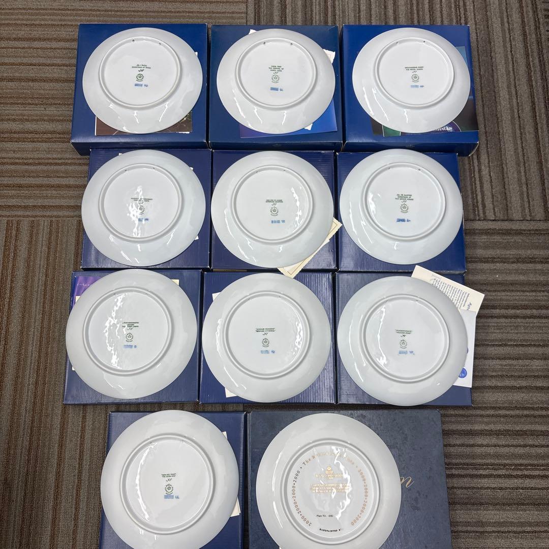 ロイヤルコペンハーゲン イヤープレート 1990-2000 11枚セット 未使用