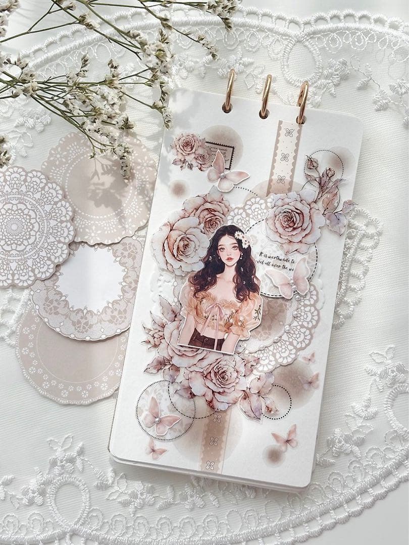 コラージュ素材　紙もの　素材紙　【1737】