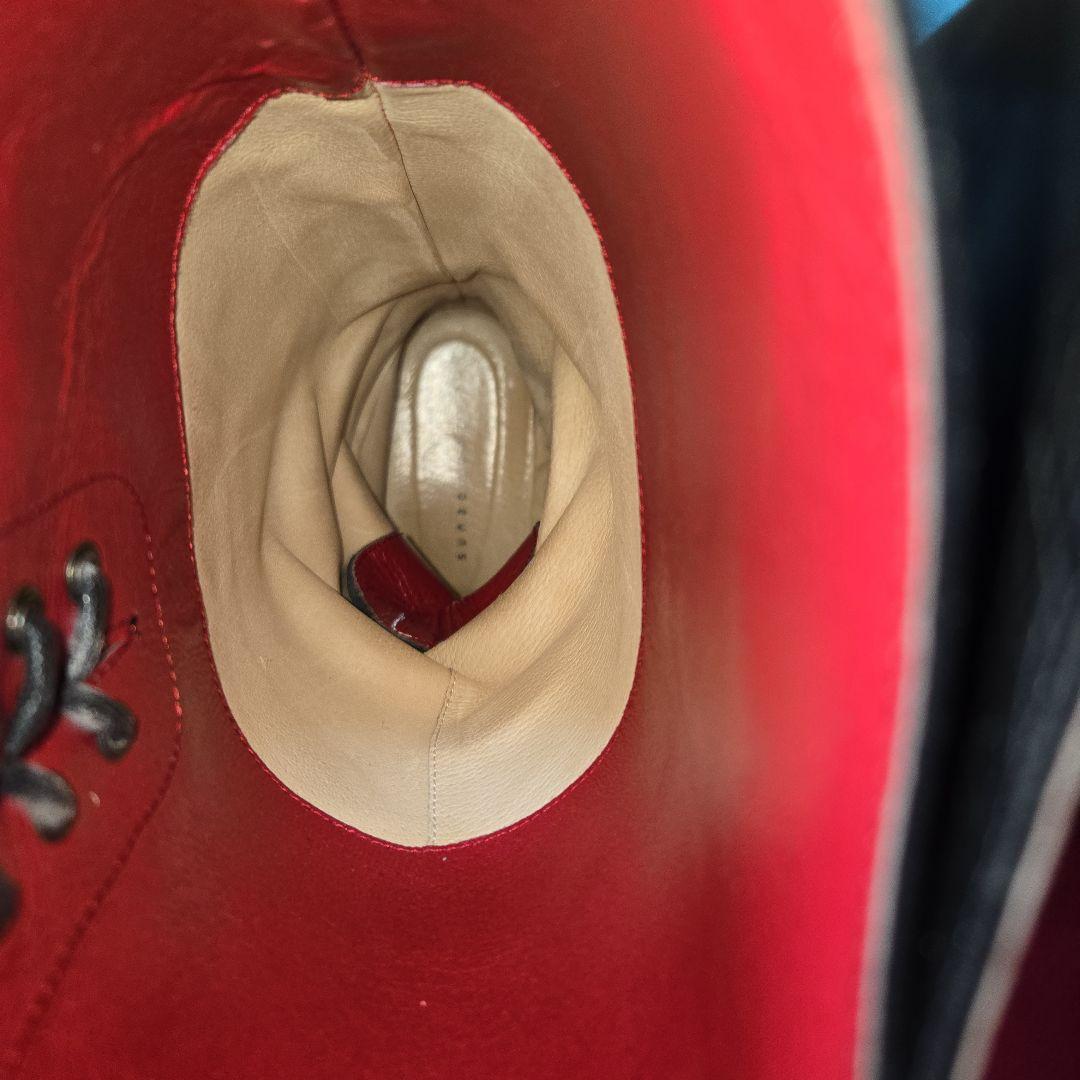 【ほぼ未使用】sunaokuwahara 膝下丈ブーツ Mサイズ 牛革