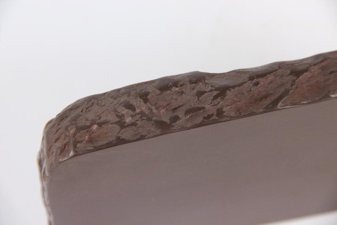 堀尾卓司 赤間硯 芭蕉研 栞付/玉弘堂/御硯司/銘有/書道具 ED11-24