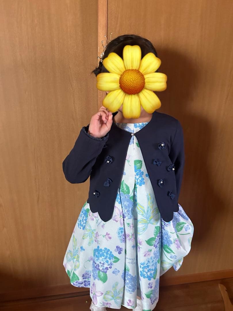 メゾピアノ♡着画あり♡紫陽花ドレス110