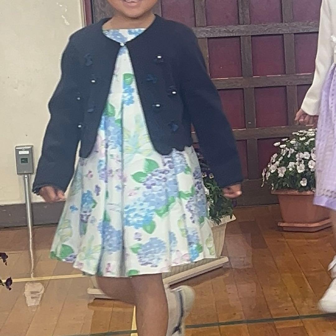 メゾピアノ♡着画あり♡紫陽花ドレス110