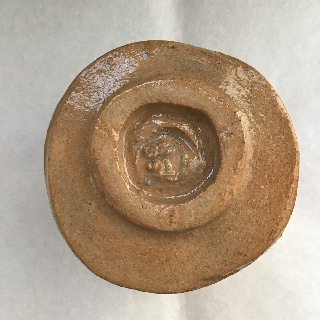 茶道具　筒茶盌　光悦写　雪片(せっぺん)　佐々木昭楽作　栞　共箱　N4TK1