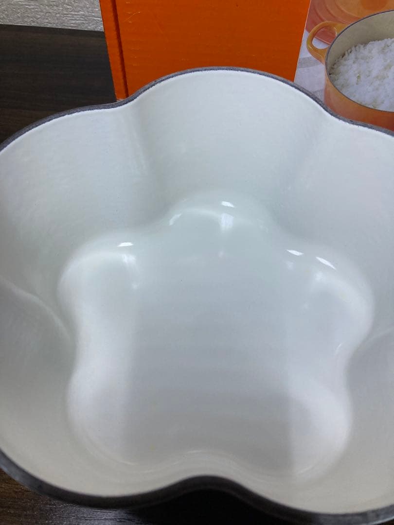 レア　廃盤　ルクルーゼ ココットフルール　パウダーブルー　新品未使用品