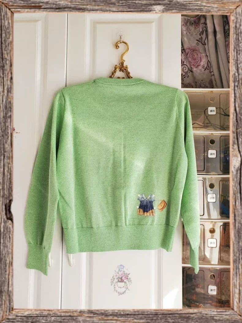 新品未使用☆yukiemon☆ ペタペタ着せ替え柄カーディガン 超レア品