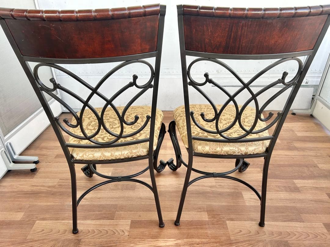 682 machi☆様　ダイニング　チェア　2脚 北欧 カントリー 美品　a