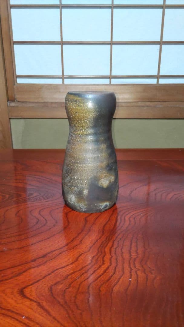 備前焼　人間国宝　山本陶秀　花入　 木箱付き