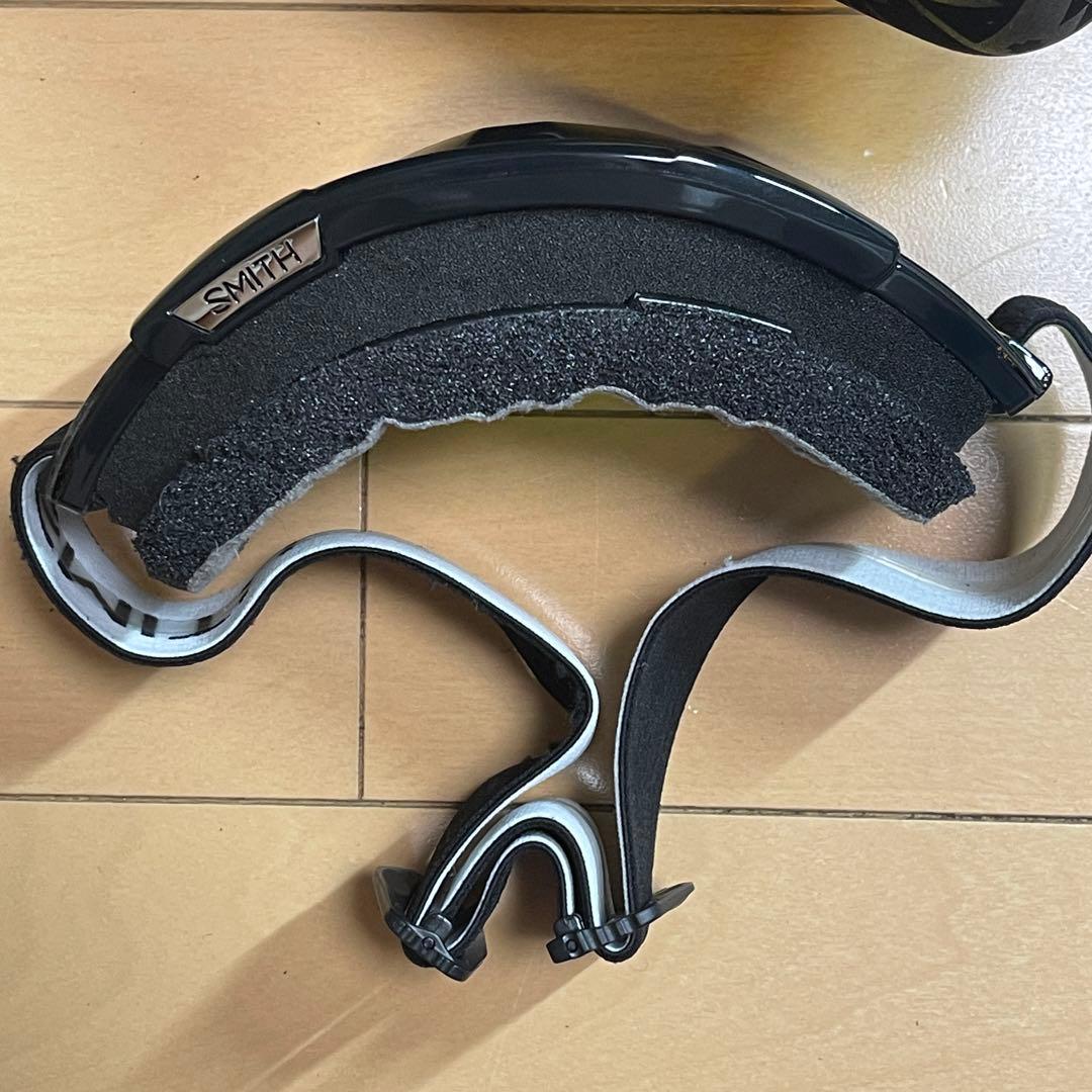 SMITH SQUAD BLACK ゴーグル　スノボ