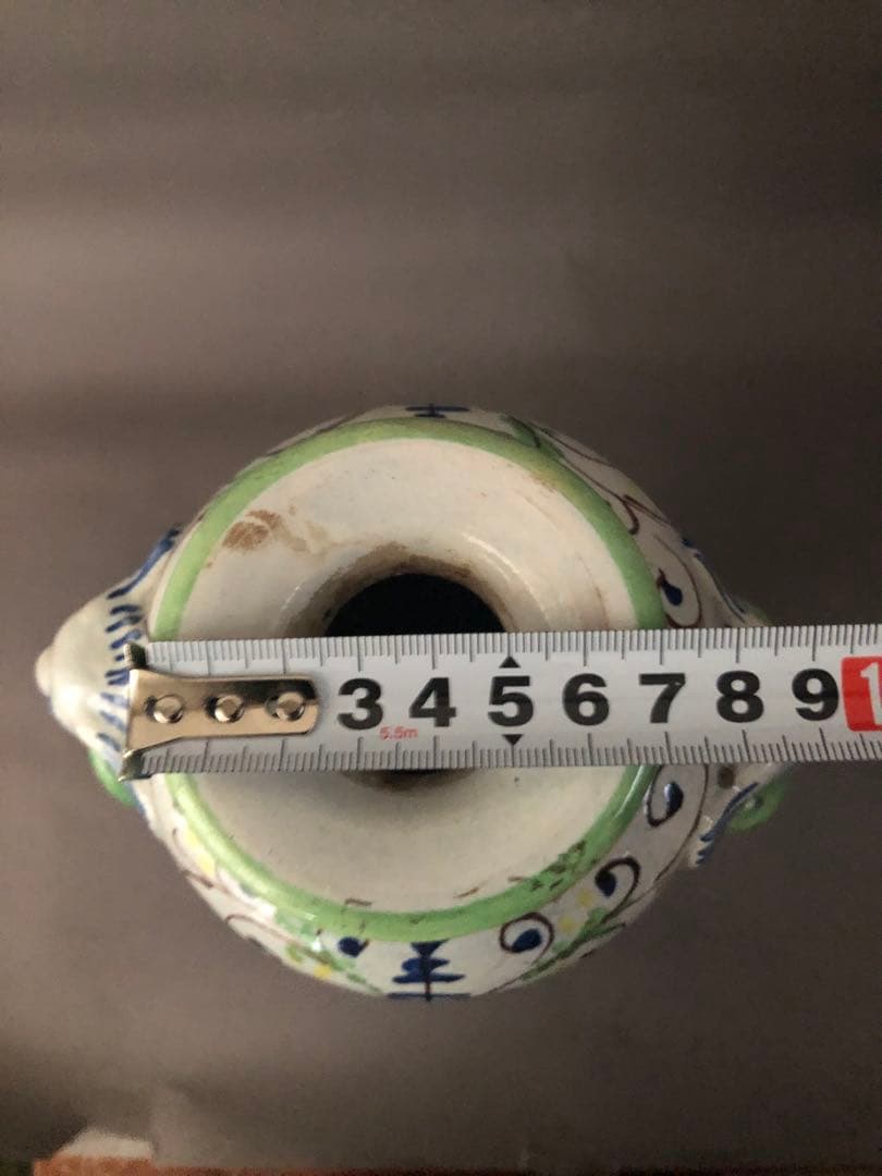 イタリア陶器　花瓶