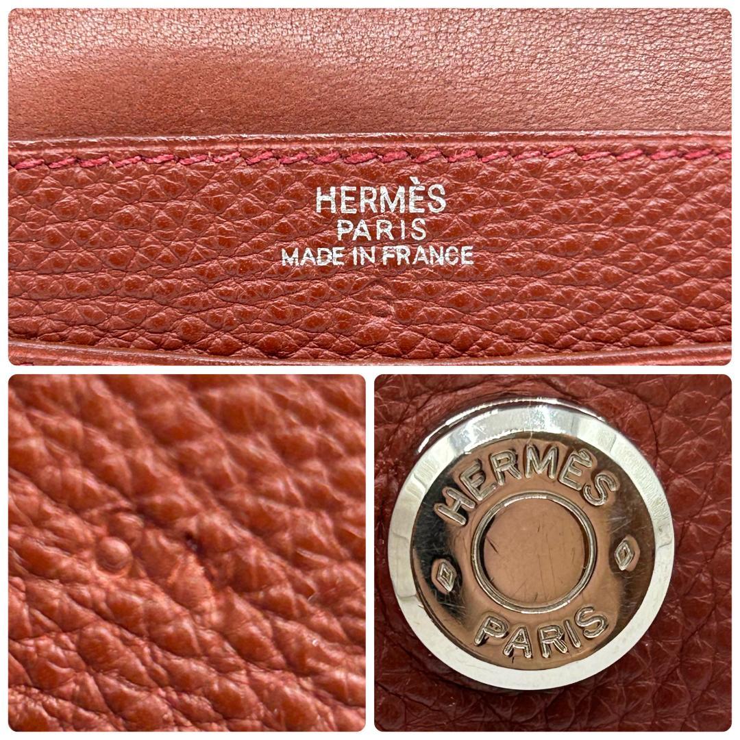 【新品に近い】エルメス HERMES ドゴン ミニ カードケース ケース