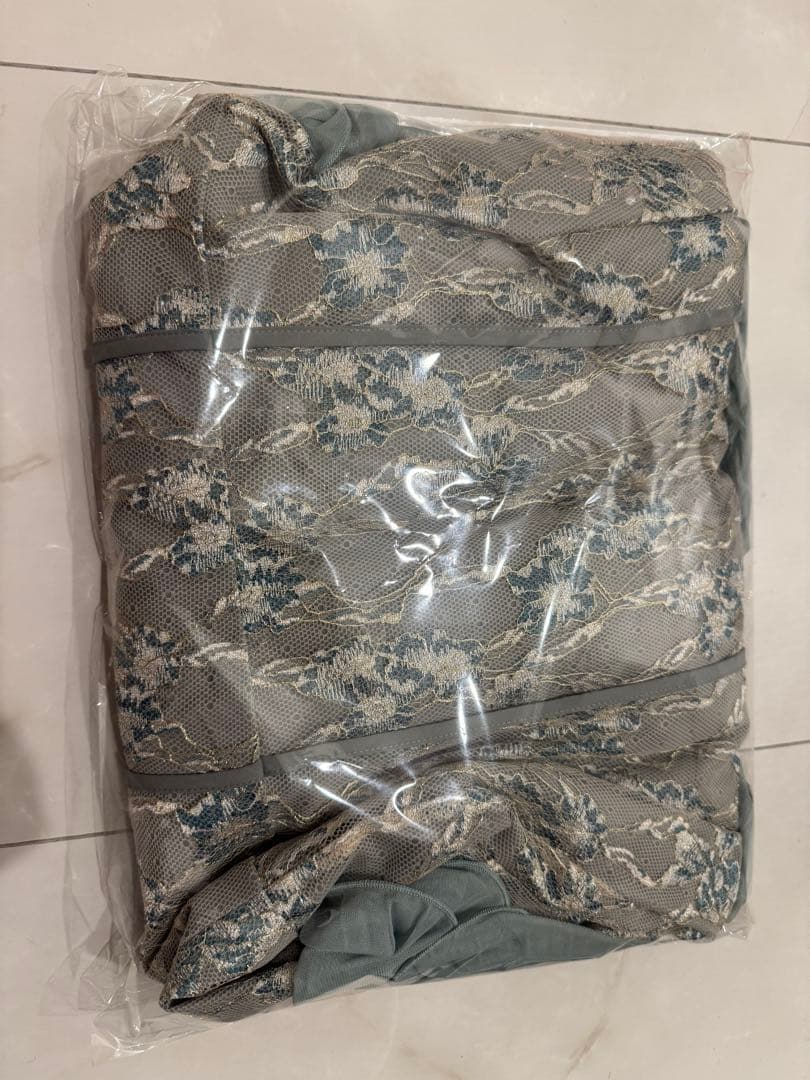 Dorry Doll ドリードール エアリースリーブドレス ロングドレス ブルー