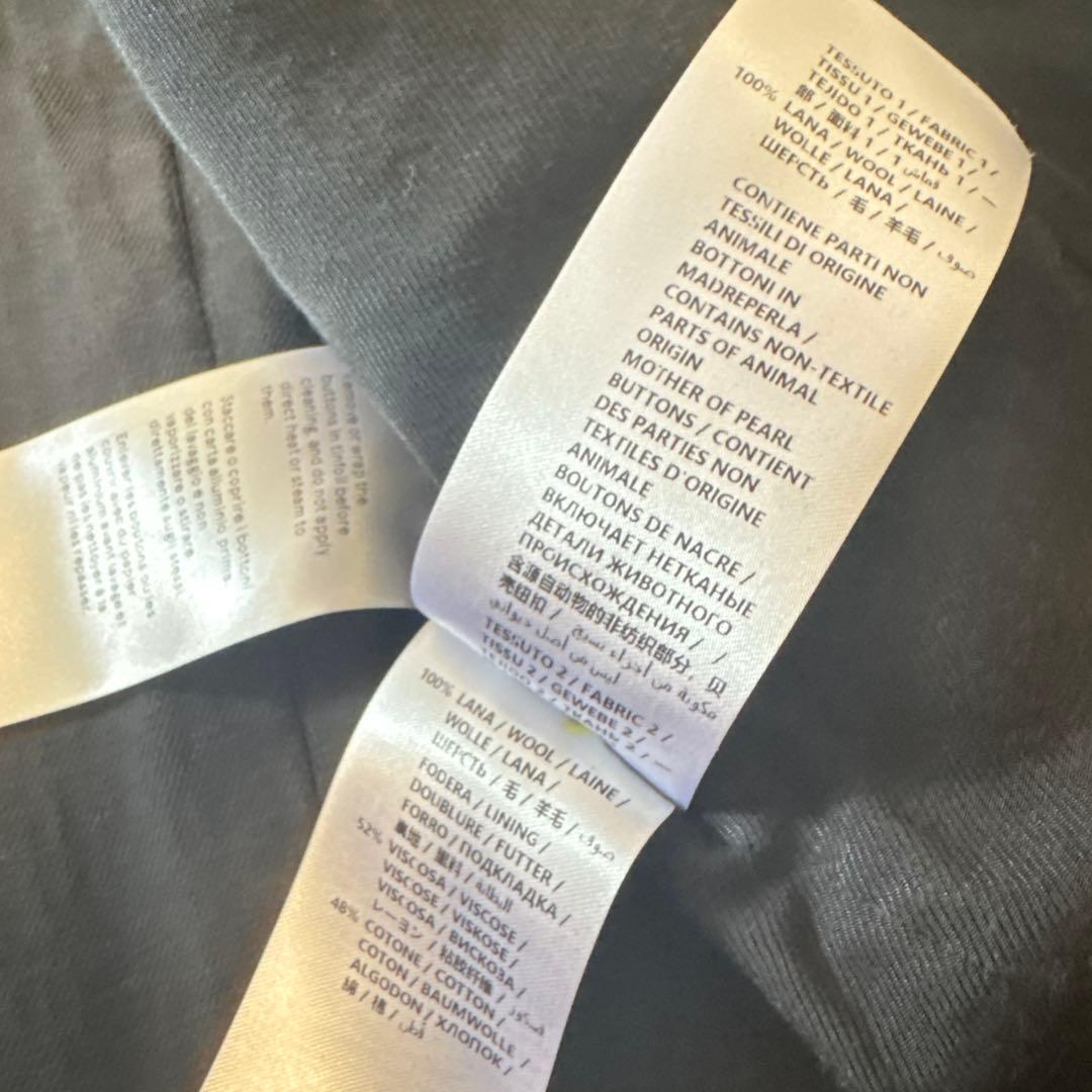 美品ステラマッカートニー チェックテーラードジャケット 薄手コートアウター