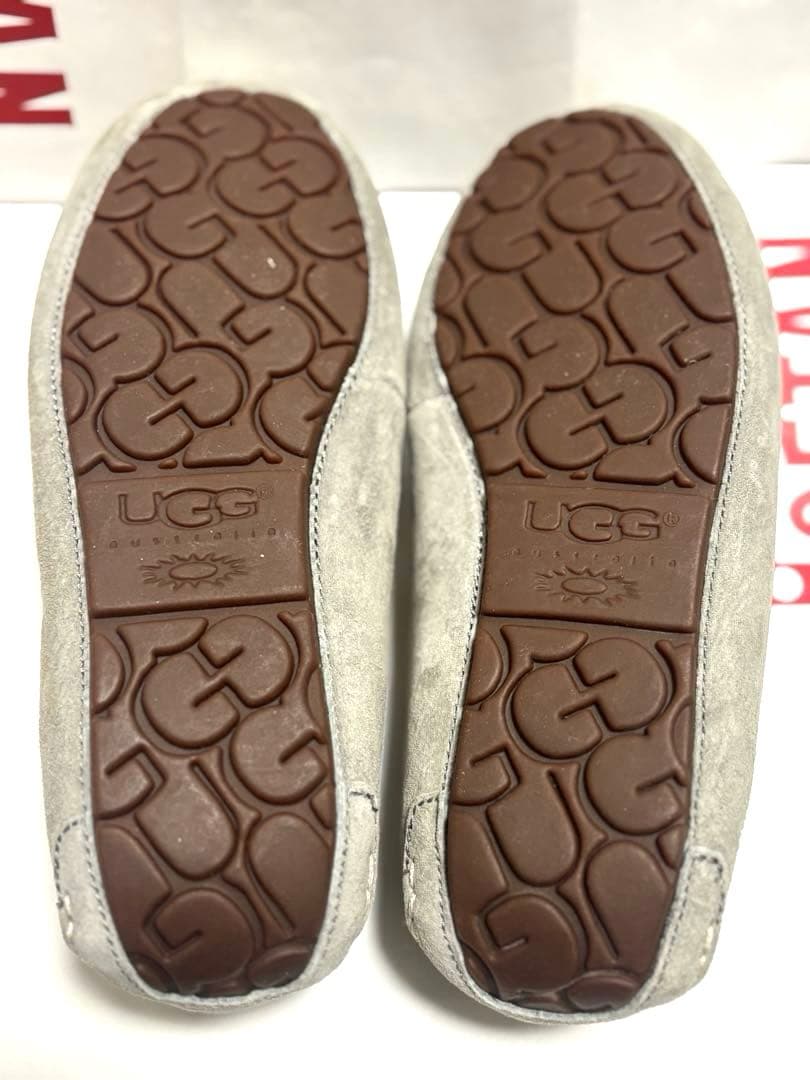 新品 UGG ANSLEY アンスレー モカシン グレー 24cm アグ
