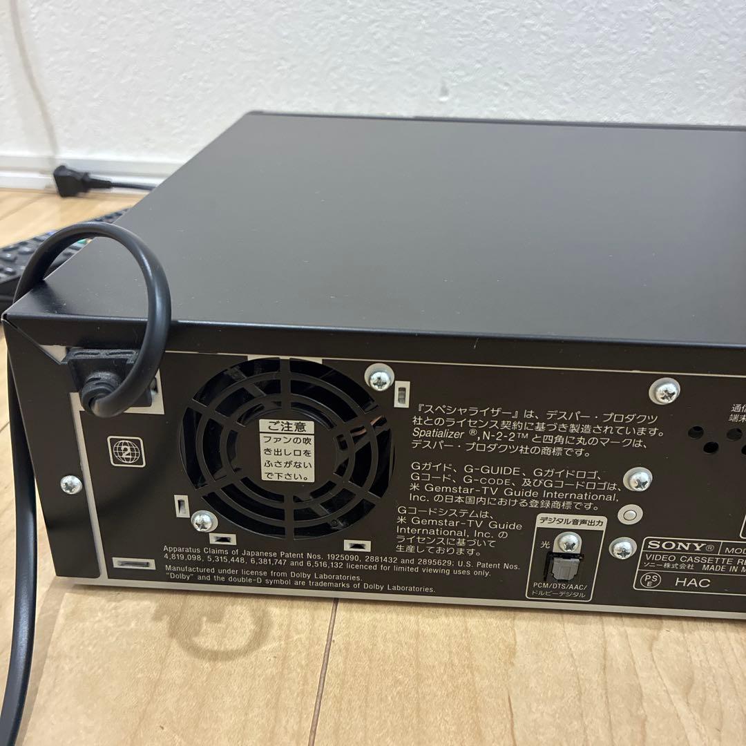 完動品！！VHS・DVDレコーダー SONY RDZ-D60V