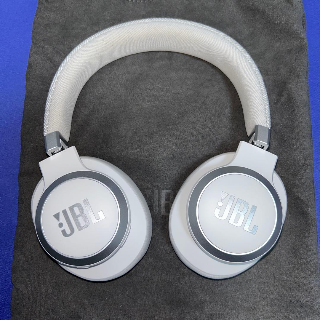 JBL LIVE770nc ホワイト　ワイヤレスヘッドホン