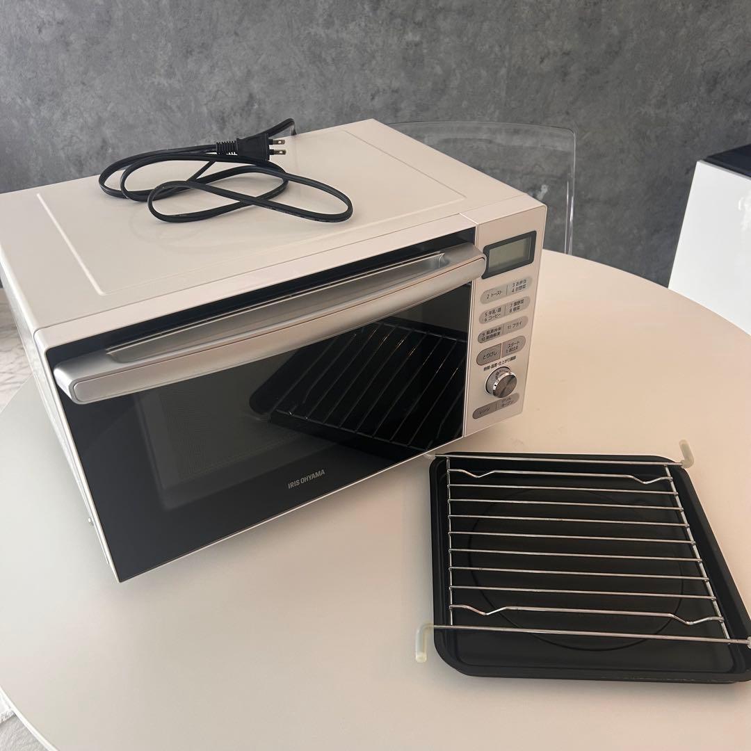 アイリスオーヤマ オーブンレンジ 2019年製 電子レンジ フラットテーブル