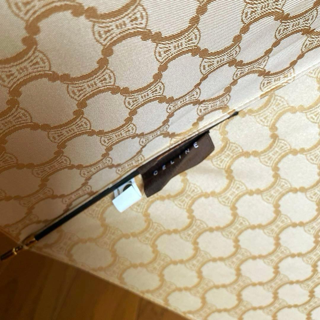 CELINE セリーヌ 雨傘 マカダム総柄ゴールド