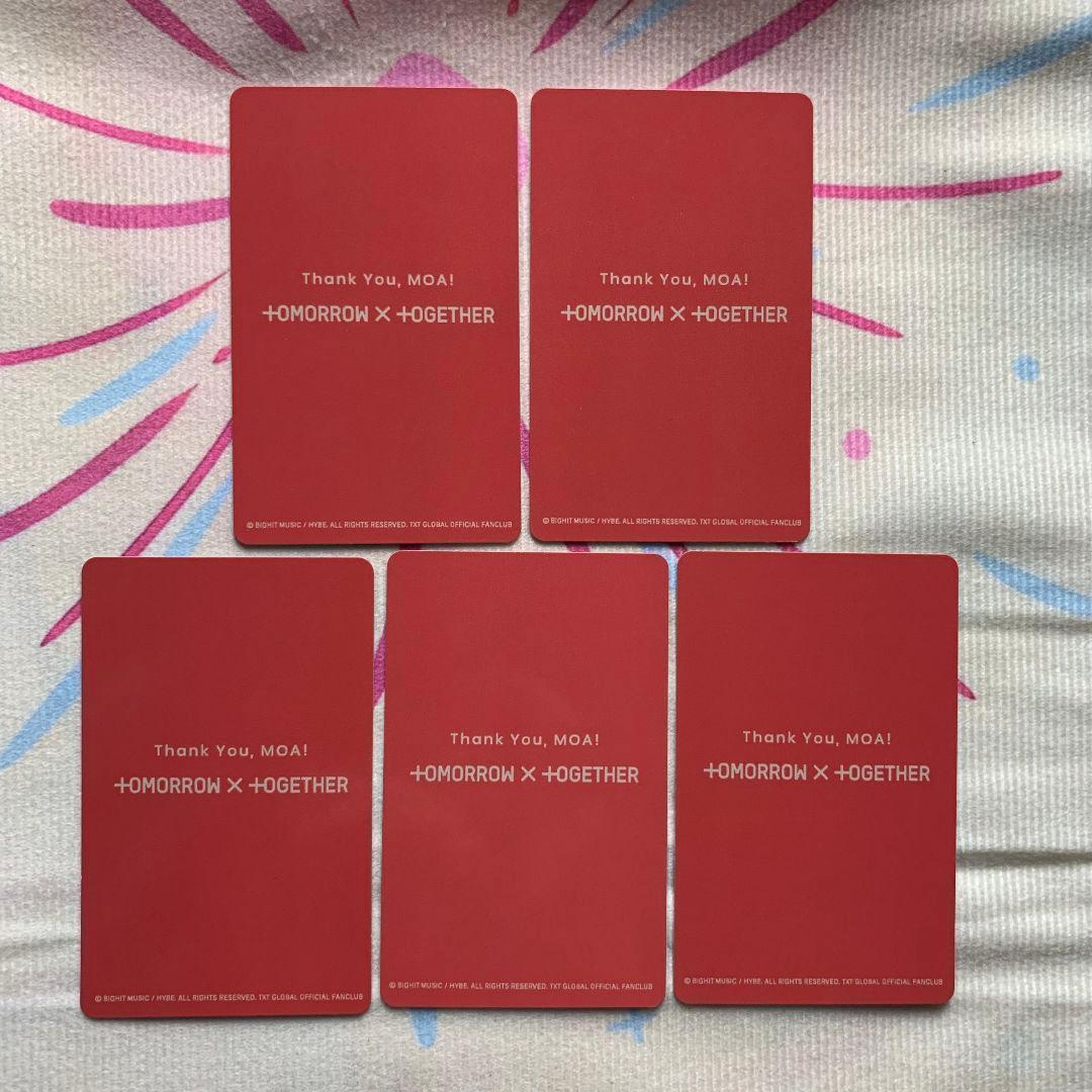 TXT MOAZONE 限定 トレカ FC特典 全員 5セット