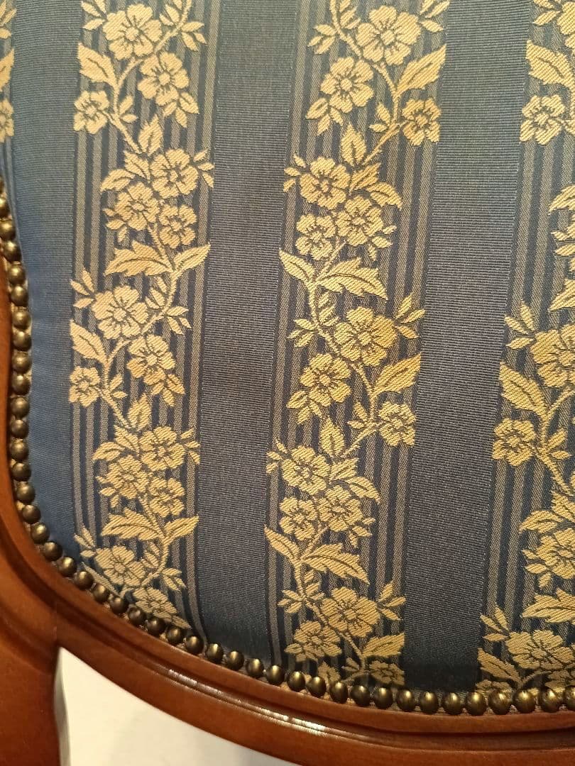 イタリア高級アンティーク調家具 ダイニングチェア リビングチェア 猫脚 A